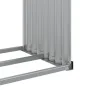 Leñero de acero galvanizado verde 120x45x210 cm by , Firewood bags and holders - Ref: Foro24-364542, Price: 63,80 €, Discount: %