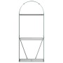 Grüner feuerverzinkter Stahlholzstapel 80x45x190 cm von , Brennholztaschen und -halter - Ref: Foro24-364540, Preis: 59,87 €, ...