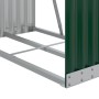 Grüner feuerverzinkter Stahlholzstapel 80x45x190 cm von , Brennholztaschen und -halter - Ref: Foro24-364540, Preis: 59,87 €, ...