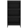 Estantería para libros Roble Negro 80 x 30 x 155 cm en Librerías y estanterías | Comprar online en Foro24