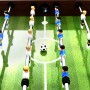 Futbolín de acero 60 kg marrón 140x74,5x87,5 cm