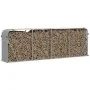 Leñero de acero galvanizado gris claro 300x45x100 cm de , Bolsas y soportes de leña - Ref: Foro24-364556, Precio: 74,85 €, De...