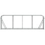 Leñero de acero galvanizado gris claro 300x45x100 cm by , Firewood bags and holders - Ref: Foro24-364556, Price: 78,37 €, Dis...