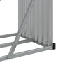 Leñero de acero galvanizado gris claro 300x45x100 cm by , Firewood bags and holders - Ref: Foro24-364556, Price: 78,37 €, Dis...