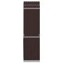 Leñero de acero galvanizado marrón 40x45x170 cm by , Firewood bags and holders - Ref: Foro24-364568, Price: 57,57 €, Discount: %
