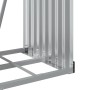 Brauner feuerverzinkter Stahlholzstapel 40x45x170 cm von , Brennholztaschen und -halter - Ref: Foro24-364568, Preis: 58,49 €,...