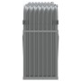 Leñero de acero galvanizado gris claro 180x45x100 cm by , Firewood bags and holders - Ref: Foro24-364554, Price: 55,18 €, Dis...