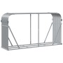Leñero de acero galvanizado gris claro 180x45x100 cm by , Firewood bags and holders - Ref: Foro24-364554, Price: 55,18 €, Dis...