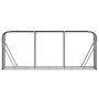Brauner feuerverzinkter Stahlholzstapel 234x45x100 cm von , Brennholztaschen und -halter - Ref: Foro24-364575, Preis: 66,13 €...