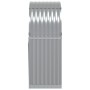 Leñero de acero galvanizado gris claro 80x45x120 cm by , Firewood bags and holders - Ref: Foro24-364549, Price: 45,27 €, Disc...