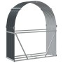 Leñero de acero galvanizado gris antracita 120x45x140 cm by , Firewood bags and holders - Ref: Foro24-364561, Price: 56,49 €,...