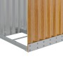 Leñero de acero galvanizado marrón claro 40x45x100 cm by , Firewood bags and holders - Ref: Foro24-364577, Price: 45,71 €, Di...