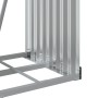 Leñero de acero galvanizado marrón claro 40x45x100 cm by , Firewood bags and holders - Ref: Foro24-364577, Price: 45,71 €, Di...