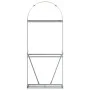 Leñero de acero galvanizado marrón claro 80x45x190 cm by , Firewood bags and holders - Ref: Foro24-364580, Price: 62,18 €, Di...