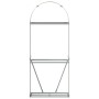 Leñero de acero galvanizado marrón claro 80x45x190 cm by , Firewood bags and holders - Ref: Foro24-364580, Price: 63,10 €, Di...