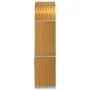Leñero de acero galvanizado marrón claro 80x45x190 cm by , Firewood bags and holders - Ref: Foro24-364580, Price: 62,18 €, Di...