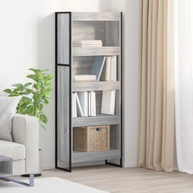 Estantería para libros Gris Sonoma 80 x 30 x 155 cm en Librerías y estanterías | Comprar online en Foro24