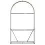 Heller verzinkter Stahlholzständer in hellem Braun 120x45x210 cm. von , Brennholztaschen und -halter - Ref: Foro24-364582, Pr...