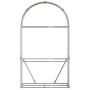Heller verzinkter Stahlholzständer in hellem Braun 120x45x210 cm. von , Brennholztaschen und -halter - Ref: Foro24-364582, Pr...