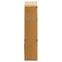 Leñero de acero galvanizado marrón claro 120x45x210 cm de , Bolsas y soportes de leña - Ref: Foro24-364582, Precio: 60,08 €, ...