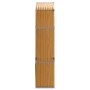 Leñero de acero galvanizado marrón claro 120x45x210 cm by , Firewood bags and holders - Ref: Foro24-364582, Price: 61,12 €, D...