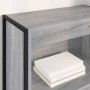 Estantería para libros Gris Sonoma 80 x 30 x 155 cm en Librerías y estanterías | Comprar online en Foro24