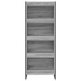 Estantería para libros Gris Sonoma 80 x 30 x 155 cm en Librerías y estanterías | Comprar online en Foro24