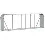 Verzinkter silberner Stahlholzständer 300x45x100 cm von , Brennholztaschen und -halter - Ref: Foro24-364596, Preis: 71,38 €, ...