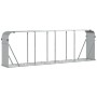 Verzinkter silberner Stahlholzständer 300x45x100 cm von , Brennholztaschen und -halter - Ref: Foro24-364596, Preis: 71,38 €, ...