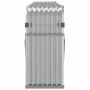 Leñero de acero galvanizado plateado 300x45x100 cm by , Firewood bags and holders - Ref: Foro24-364596, Price: 70,34 €, Disco...