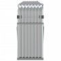 Leñero de acero galvanizado plateado 300x45x100 cm by , Firewood bags and holders - Ref: Foro24-364596, Price: 71,38 €, Disco...