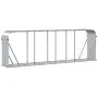 Verzinkter silberner Stahlholzständer 300x45x100 cm von , Brennholztaschen und -halter - Ref: Foro24-364596, Preis: 71,38 €, ...