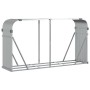 Verzinkter silberner Holzstapelhalter 180x45x100 cm von , Brennholztaschen und -halter - Ref: Foro24-364594, Preis: 56,65 €, ...