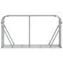 Verzinkter silberner Holzstapelhalter 180x45x100 cm von , Brennholztaschen und -halter - Ref: Foro24-364594, Preis: 56,65 €, ...