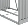 Verzinkter silberner Holzstapelhalter 80x45x120 cm von , Brennholztaschen und -halter - Ref: Foro24-364589, Preis: 47,30 €, R...