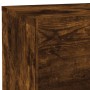 Mesita de noche con luces LED roble ahumado 70x36x40,5 cm de , Mesitas de noche - Ref: Foro24-836781, Precio: 69,64 €, Descue...