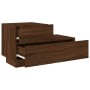 Mesita de noche con luces LED roble marrón 70x36x40,5 cm by , Nightstands - Ref: Foro24-836783, Price: 70,93 €, Discount: %