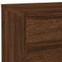 Mesita de noche con luces LED roble marrón 70x36x40,5 cm by , Nightstands - Ref: Foro24-836783, Price: 70,93 €, Discount: %
