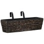 Set von 2 Pflanzgefäßen Wasserhyazinthe braun von vidaXL, Töpfe und Pflanzgefäße - Ref: Foro24-45578, Preis: 74,86 €, Rabatt: %