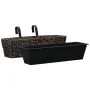 Conjunto de jardineras 2 unidades jacinto de agua marrón by vidaXL, Pots and planters - Ref: Foro24-45578, Price: 73,65 €, Di...