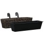 Set von 2 Pflanzgefäßen Wasserhyazinthe braun von vidaXL, Töpfe und Pflanzgefäße - Ref: Foro24-45578, Preis: 74,86 €, Rabatt: %