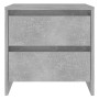 Mesitas de noche 2 uds madera de ingeniería gris hormigón de vidaXL, Mesitas de noche - Ref: Foro24-809854, Precio: 72,66 €, ...