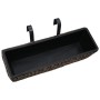 Set von 2 Pflanzgefäßen Wasserhyazinthe braun von vidaXL, Töpfe und Pflanzgefäße - Ref: Foro24-45578, Preis: 74,86 €, Rabatt: %