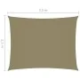 Rectangular beige Oxford fabric sail shade 2.5x3.5 m by , Umbrellas - Ref: Foro24-135151, Price: 32,39 €, Discount: %