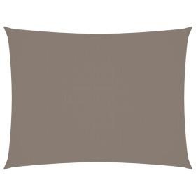 Rectangular taupe grey Oxford fabric sail shade 2x3.5 m by , Umbrellas - Ref: Foro24-135421, Price: 32,17 €, Discount: %