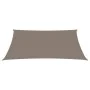 Rectangular taupe grey Oxford fabric sail shade 2x3.5 m by , Umbrellas - Ref: Foro24-135421, Price: 31,36 €, Discount: %