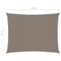 Rectangular taupe grey Oxford fabric sail shade 2x3.5 m by , Umbrellas - Ref: Foro24-135421, Price: 31,36 €, Discount: %