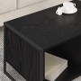 Mesa de Café Roble Negro 80 x 50 x 40 cm Madera contrachapada en Mesas de centro | Comprar online en Foro24