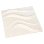 Paneles de pared 3D 12 unidades 0,5x0,5 m 3m²