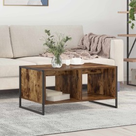 Mesa de Café Roble Humo 80 x 50 x 40 cm Madera contrachapada en Mesas de centro | Comprar online en Foro24